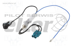 Separator antenowy fakra gniazdo podwójne-ISO wtyk
