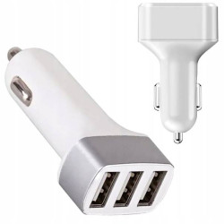 ŁADOWARKA SAMOCHODOWA DO GNIAZD ZAPALNICZKI 3 x USB