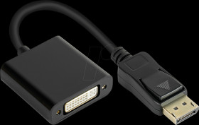 DP-AD10 DisplayPort adapter, DP male to DVI-I 24+5 female