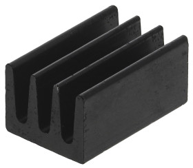 Radiator 10 x 6.3 x 4.8mm 75K/W Uniwersalny Prostokątny Alu