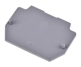 Sekcja końcowa Pokrywa końcowa Entrelec Bloki zaciskowe do montażu na szynie DIN