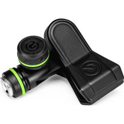 Gravity GMSUCLMP Microphone clip 5/8" external thread Black Plastic