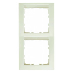 Berker S.1 Ramka 2-krotna pionowa z polem opisowym kremowy połysk 10128912