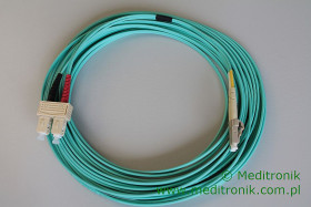 Patchcord ÅwiatÅowodowy LC-SC OM3 50/125Âµm MM duplex dÅ.10m