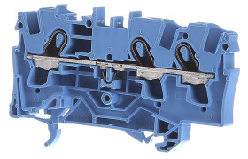 Kostka zaciskowa na szynie DIN WAGO poziomy: Pojedynczy 20 → 10AWGWciskany zacisk Cage Clamp TOPJOB S, 2004