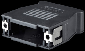 16-001820 D-sub hood, 15-pin, snap-lock