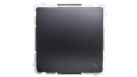Simon Basic Łącznik Schodowy 10Ax 250V Grafit Matowy Bmw6.01/28