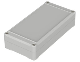 PC enclosure, (L x W x H) 160 x 80 x 37 mm, light gray (RAL 7035), IP65, 62229200