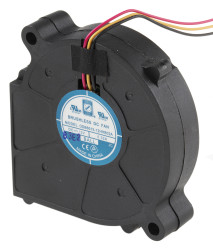 Wentylator promieniowy 12 V DC RS PRO szerokość: 15mm przepływ: 7.45cfm rostaw otworów: 27.94mm