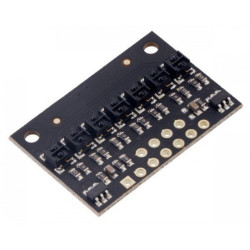 Listwa z czujnikami odbiciowymi QTRX-HD-07A - analogowa - 7-kanałowa - Pololu 4407