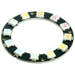 RGB LED Ring WS2812b 12 RGB LEDs 5V 50mm