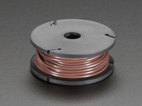 Adafruit Stranded-Core Wire Spool - 25ft - 22AWG - Brown