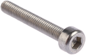 Śruba imbusowa M3 długość 20mm Nakrętka, gniazdo sześciokątne Stal nierdzewna RS PRO