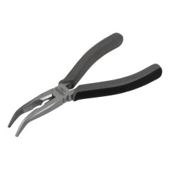 Szczypce wydłużone wygięte 200mm STALCO PERFECT S-67055