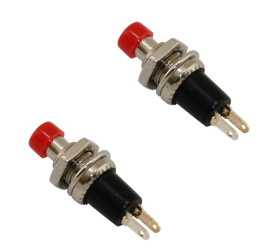 Opencircuit Tactile push buttons red - 2 pcs