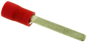 Konektor płaski, Czerwony 16AWG 1.65mm² 22AWG 0.25mm², JST Bez osłony