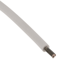 Przewód montażowy 1 mm² Biały Lapp Silikon 17 AWG 300 V dł. 100m 19/0,25 mm +180°C