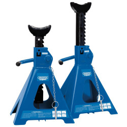 Draper Expert 01814 Pair of Pneumatic Rise Ratcheting Axle Stands (5 tonne)
