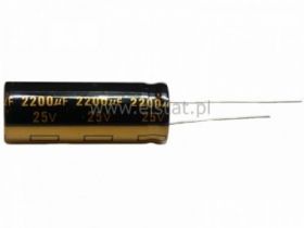2200uF 25V kond. ele. komputerowy 13x34mm L.ESR