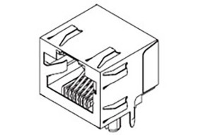 Molex 438600013 Moduł złącza żeńskiego RJ45 MOL DataCom & Specialty, RJ45, 1 szt.