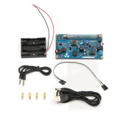 Zmontowany moduł Licznik Geigera Geekcreit z lampą Geigera-Millera, licznik promieniowania jądrowego, zgodny z oficjalnymi płyta