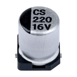 Suntan TS13C01C221MGT000R 220uF 20% 16V 85&#xB0;c SMD Aluminium Electrolytic Cut Tape