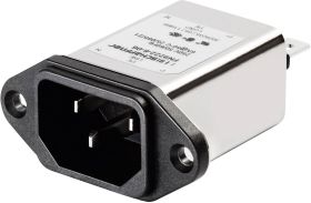 Schaffner FN 9222-1-06 FN 9222-1-06 Filtr sieciowy z gniazdem nie generującym ciepła 250 V/AC 1 A 12 mH (S x W) 48 mm x