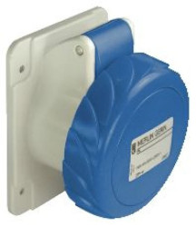 Gniazdo przemysłowe, proste, 2p+E, 32A, 200...250 V AC, IP 67 PKF32G723