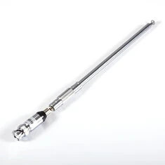 Antenna BNC FM 76-108 MHz rozszerzalna do 123 cm przenośny transceiver radiowy zwiększona jakość odbioru sygnału