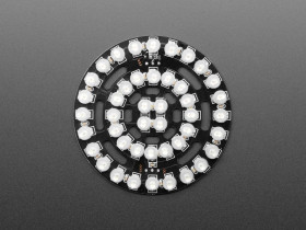Adafruit NeoPixel Triple-Ring Board with 44 Thru-Hole LEDs