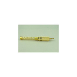 Wtyk JACK 3,5mm stereo Złoty 7.9 mm
