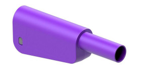 Adapter z wtykiem bananowym Wtyk Połączenie lutowane Fioletowy 32A Staubli rozmiar 4 mm