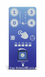 Narzędzie rozwojowe z kategorii „interfejsy HMI&#148;, Cap Extend 3 Click