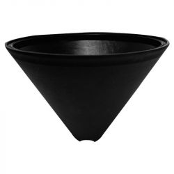 Podsufitka plastikowa stożek czarna