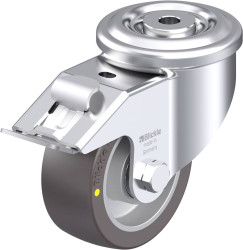 Blickle 917866 LKR-ALST 100K-FI-AS Rolka obrotowa z blachy stalowej Średnica koła: 100 mm Maksymalne obciążenie: 320 kg