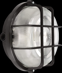 731165 Ceiling and wall-mounted luminaire, Sotano Retro, round, 1x E27,