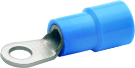Insulated ring cable lug, 1.5-2.5 mm², AWG 16 to 14, 5.3 mm, M5, blue, 6305