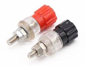 GNIAZDO BANAN.4MM JS910A CZERWONE