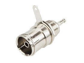 Gniazdo antenowe przykręcane do obudowy metalowe