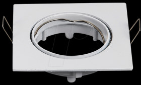 3590 GU10 mounting frame, square, movable, white