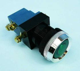 LA-19-11 GREEN PRZYCISK 24mm 5A/380V