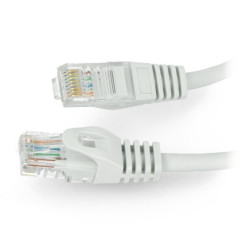 Przewód sieciowy Lanberg Ethernet Patchcord UTP 5e 0,25m - szary