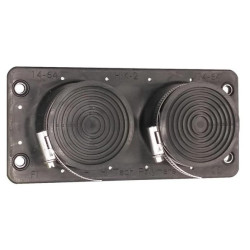 Przepust dławiący HIK-2 z opaską zaciskową - Czarny