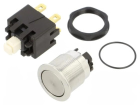 3-100-989 Przełącznik wandaloodporny Poz 2 DPST-NO 16A/250VAC OFF-ON