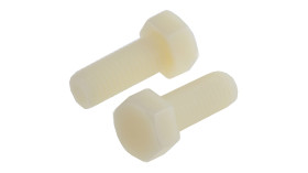 Śruba z łbem sześciokątnym gwint M12 30mm Nylon RS PRO