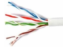 Przewód skrętka drut UTP CCA szary