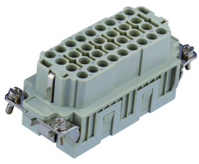 Socket contact insert, H-B 16, 32 pole, crimp connection, T2050322201-000