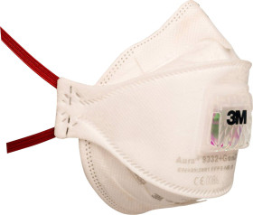 3M Aura 9332+GEN3SV Maska przeciwpyłowa z wywietrznikiem FFP3 5 szt.