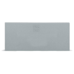 WAGO 284-333 1mm Step Down Cover Plate Grey