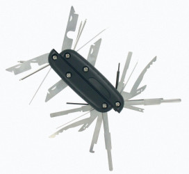 Nóż SAM Umożliwia demontaż całego samochodowego zestawu stereo. Utrzymuje stabilność radia samochodowego podczas jego